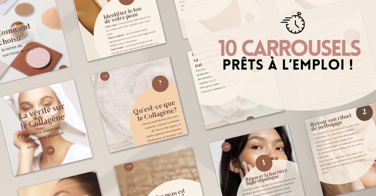 modèles canva pour instagram beauté