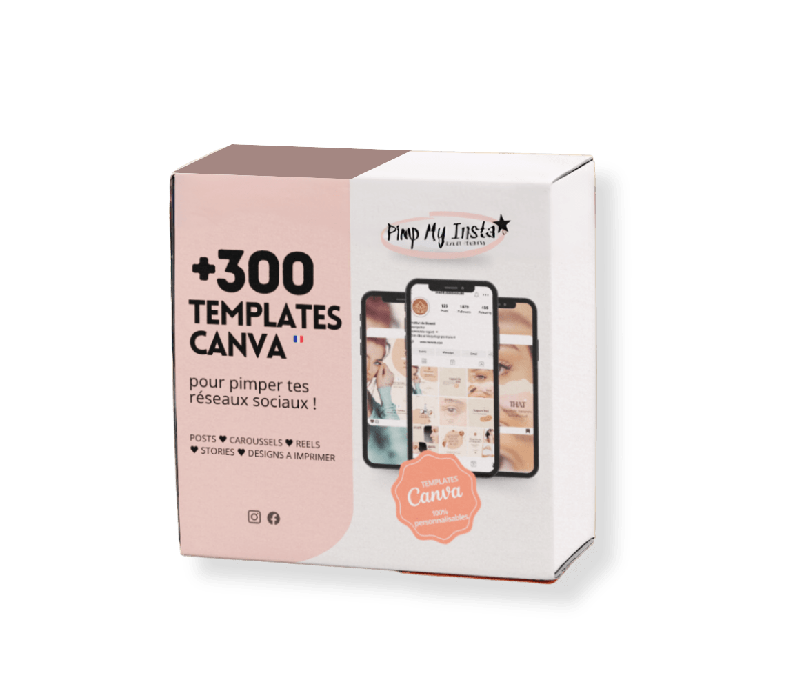 Pack template Canva pour instagram beauté