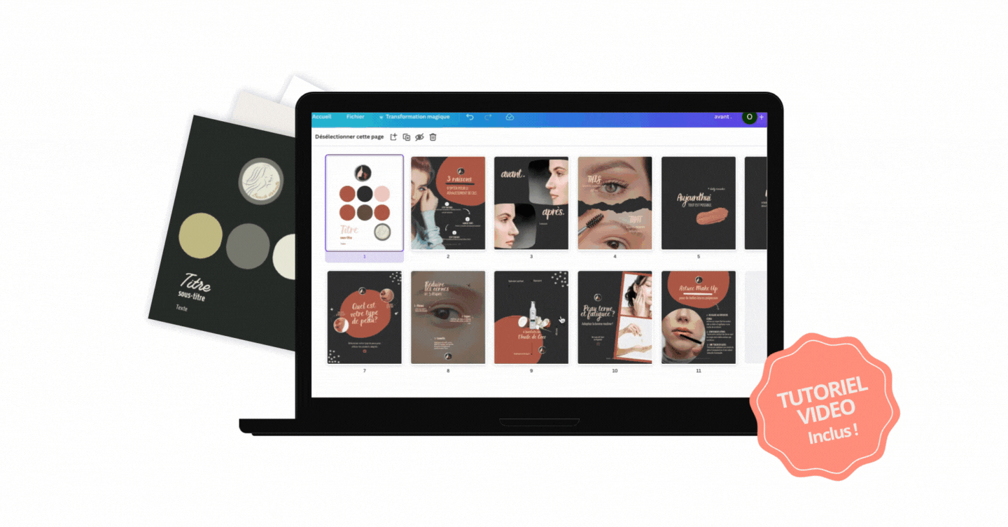 templates canva personnalisation rapide